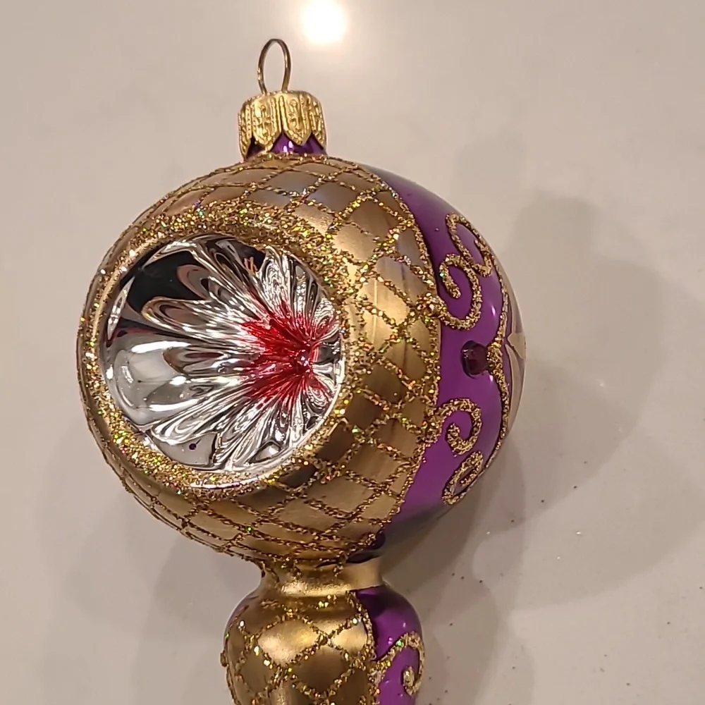 One Made in Poland Hand-blown Glass Ornament